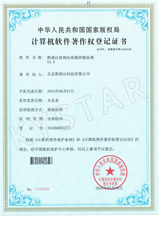 视频处置器节造系统